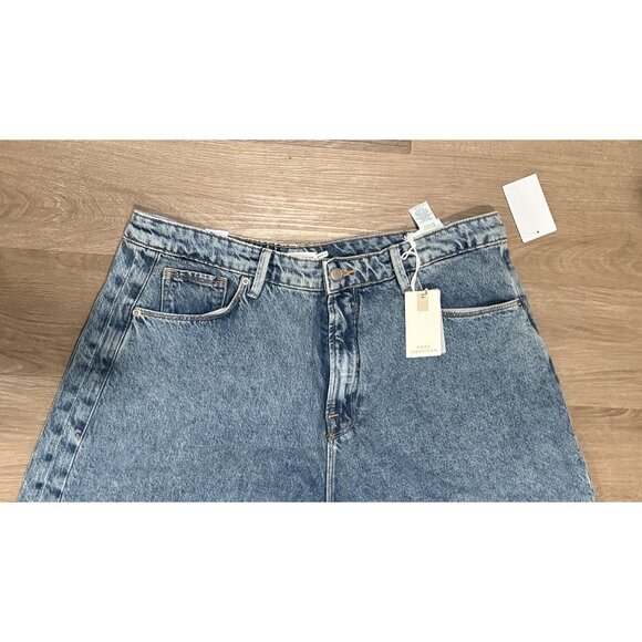 Good American Good Ease Relaxed Wide-Leg Jeans - Size 14/32 - NWT - Picture 6 of 12